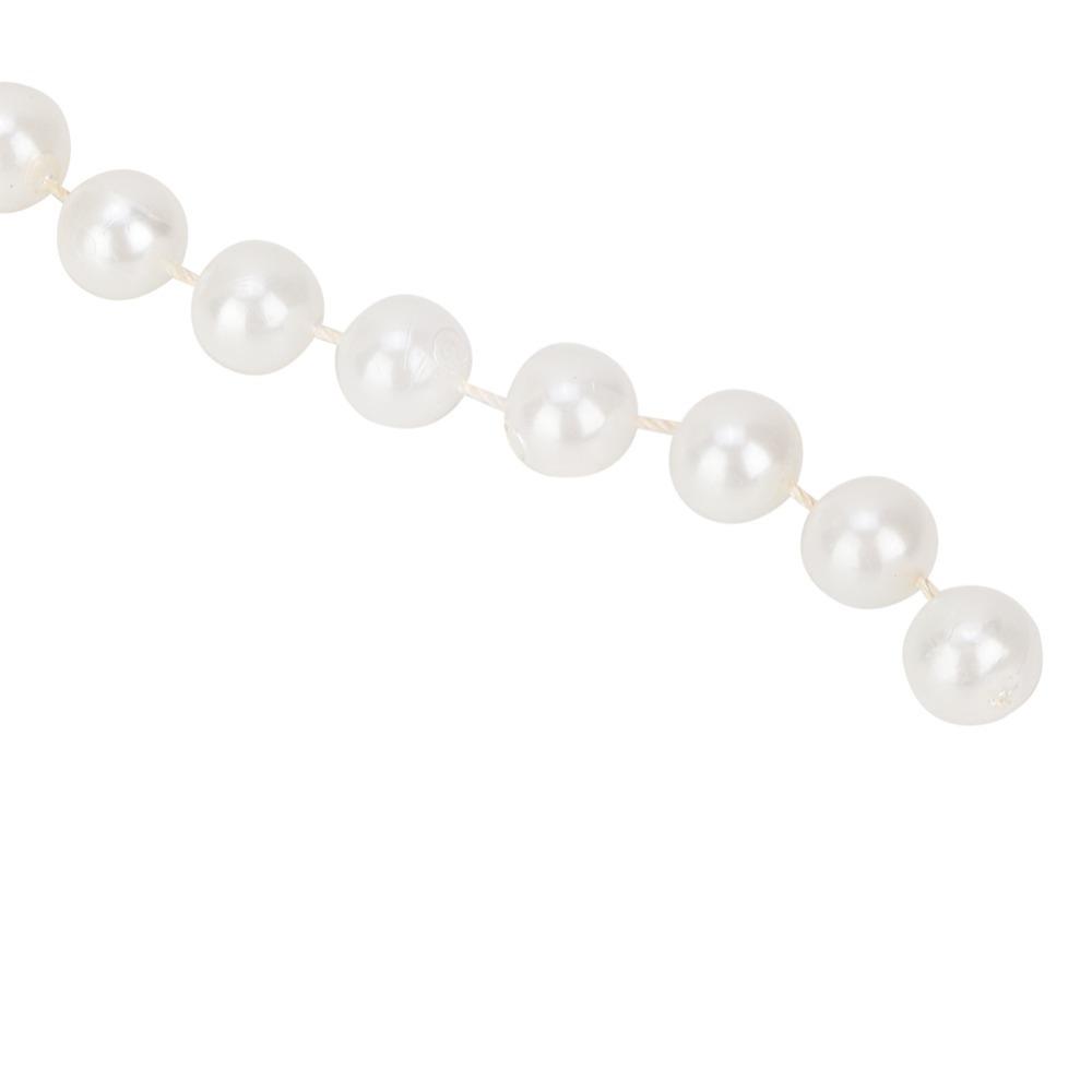 12 MM Pearl Connecting Beads Beige Faux Pearl Garland Imitation Pearl Garland Wedding Party