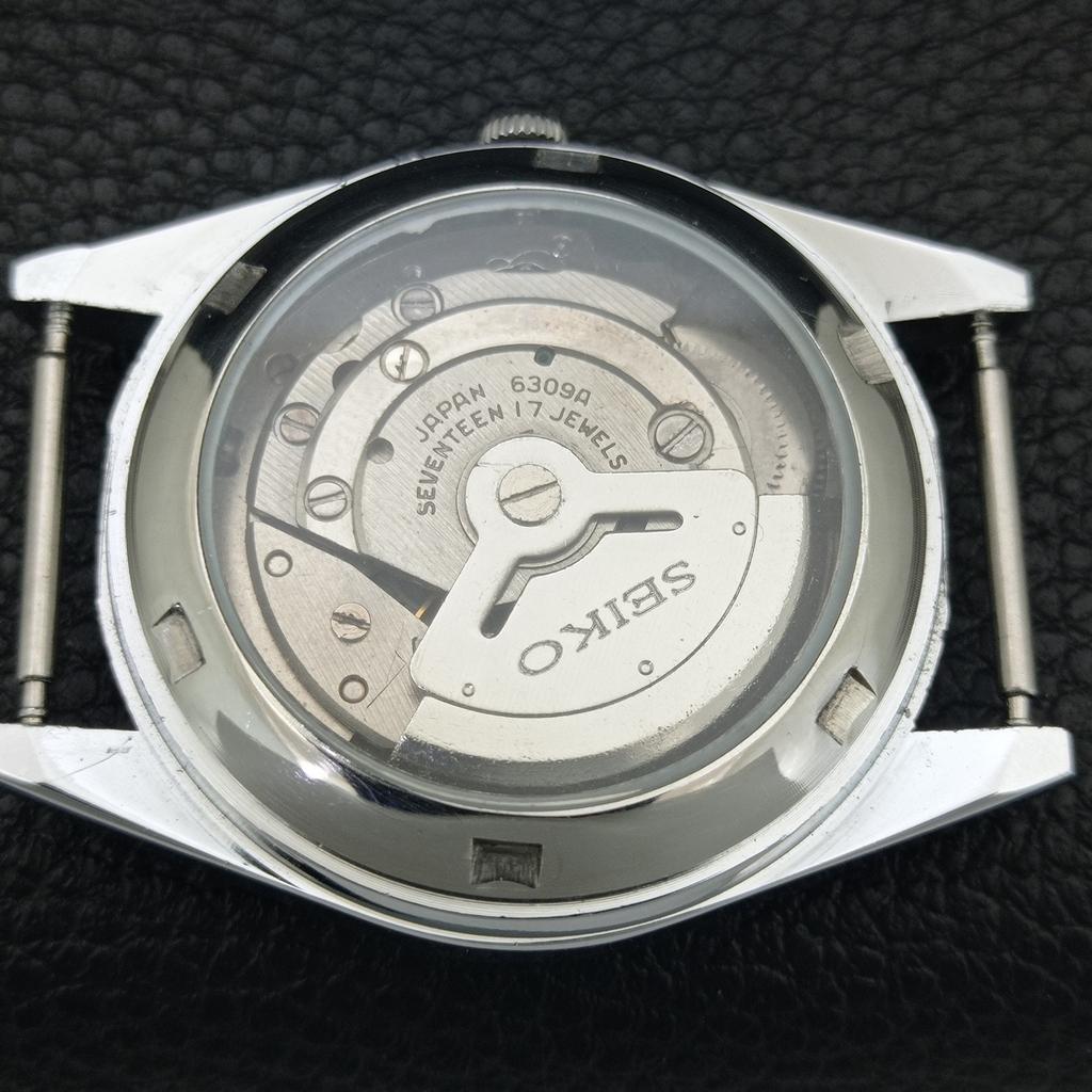 ВИНТАЖНЫЕ АВТОМАТИЧЕСКИЕ SEIKO 5 ВОССТАНОВЛЕННЫЕ ЯПОНСКИЕ МУЖСКИЕ ЧАСЫ С ЖЕЛТЫМ ЦИФЕРБЛАТОМ a444010-6