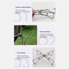 Stainless Steel Cross Steaming Rack Portable Steaming Rack Outdoor Camping Gifts Kitchen Pot Mat