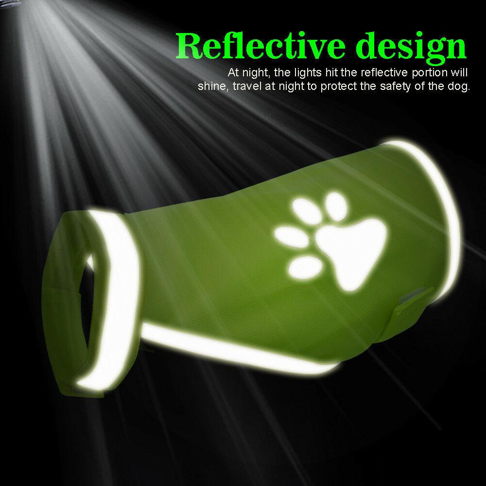 Outdoor High Visibility Dog paw Pet Reflective Vest Pet Safety Vest Pet Hi Vis Coat Dog Jacket