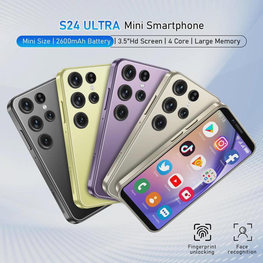 S24 Ultra Mini 3,5-дюймовый Android-смартфон, 2 ГБ ОЗУ, 16 ГБ памяти