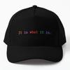 Как есть Смешная цитата Бейсболка Кепка с принтом Кепка Snapback Женская Хип-хоп Уличная Мужская Мальчики Кепка Однотонная