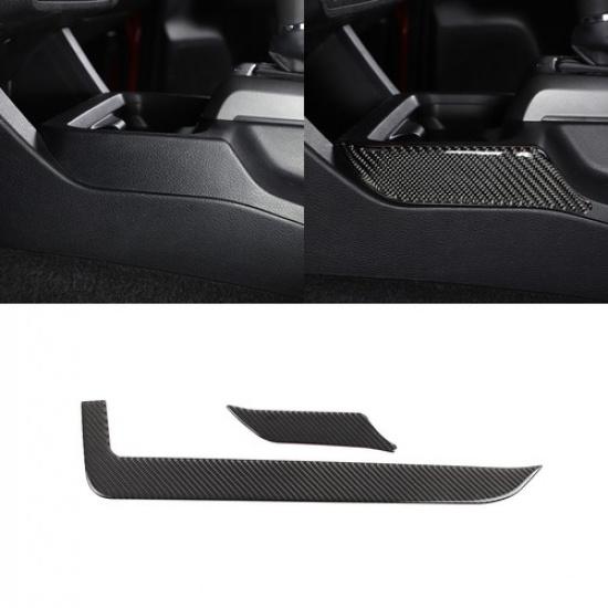 Carbon Fiber Interior Gear Shift Panel Stripe Cover Trim For Toyota Tacoma 15-20
