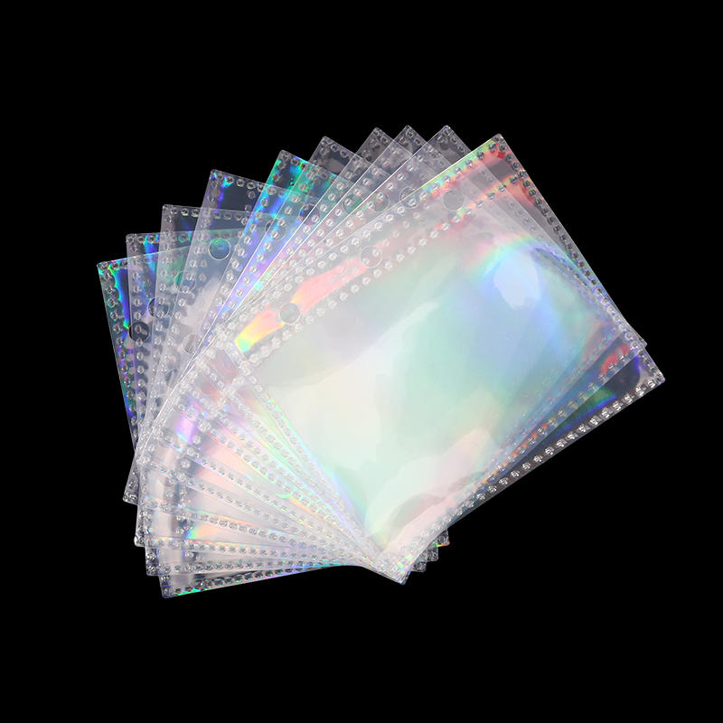 Creative Cute Transparent Mini Loose-leaf Hand Book Student Portable Notebook Ring Binder School Supplies