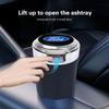 Car Sticker Hot For Ford New Car Interior accessories Ashtray LED Light Portable Smoke Ashes Holder For Ford ST Line Focus Musta