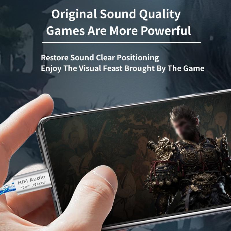 Тип C - 3,5 мм аудио адаптер кабель CX31993 HiFi ЦАП цифровой декодирующий усилитель для наушников для iPhone15 16/Huawei/Xiaomi/Samsung