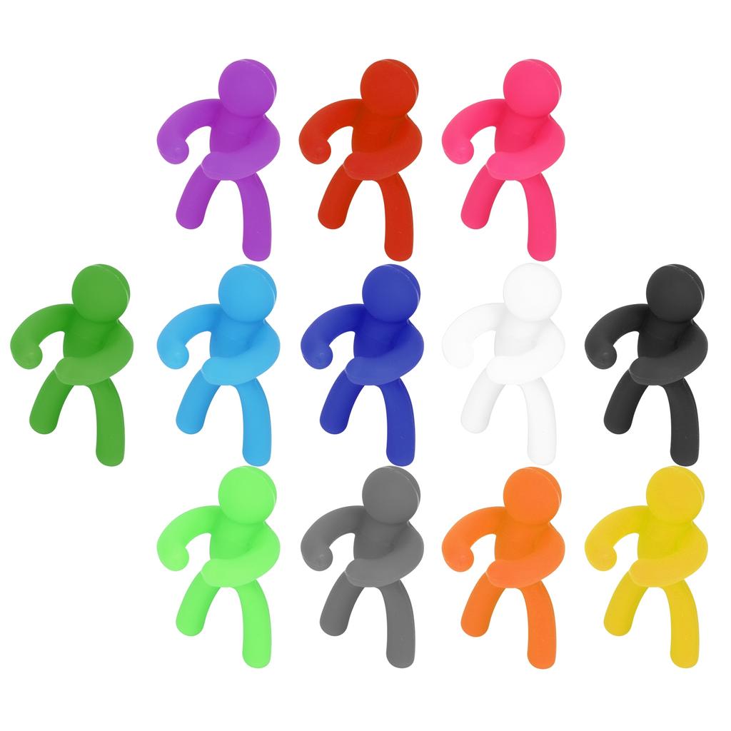 Silicone Wine Glass Marker Drinking Glass Identification Labels Tag Signs for Party Supplies