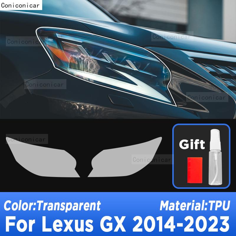 Car Headlight Protection Transparent Anti-Scratch Protective Film TPU Stickers For LEXUS GX 2014- Accessories