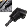 Durable Right Angle Drill Adapter Black Power Screwdriver Adapter  Automotive Repair