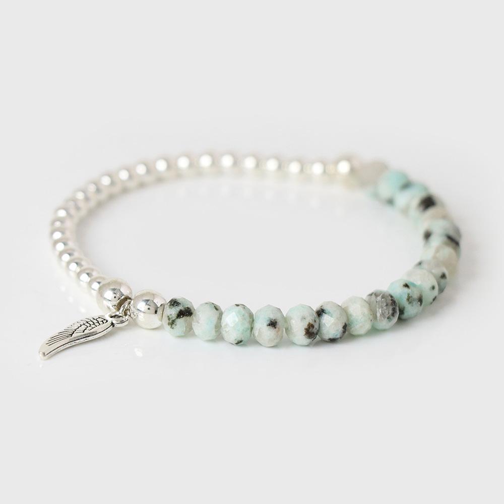 Браслет из натурального камня Розовый кварц 3x5 мм, Гранированный тигровый глаз, Агат, Подвеска 'Крыло ангела', Браслеты для женщин и мужчин, Счастливое ювелирное изделие, Подарок