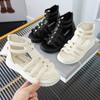 Summer Roman Sandals for Girls Gladiator Woven Style Fashion Princess Soft Bottom High-top Shoes Children Open-toe Beach Sandals