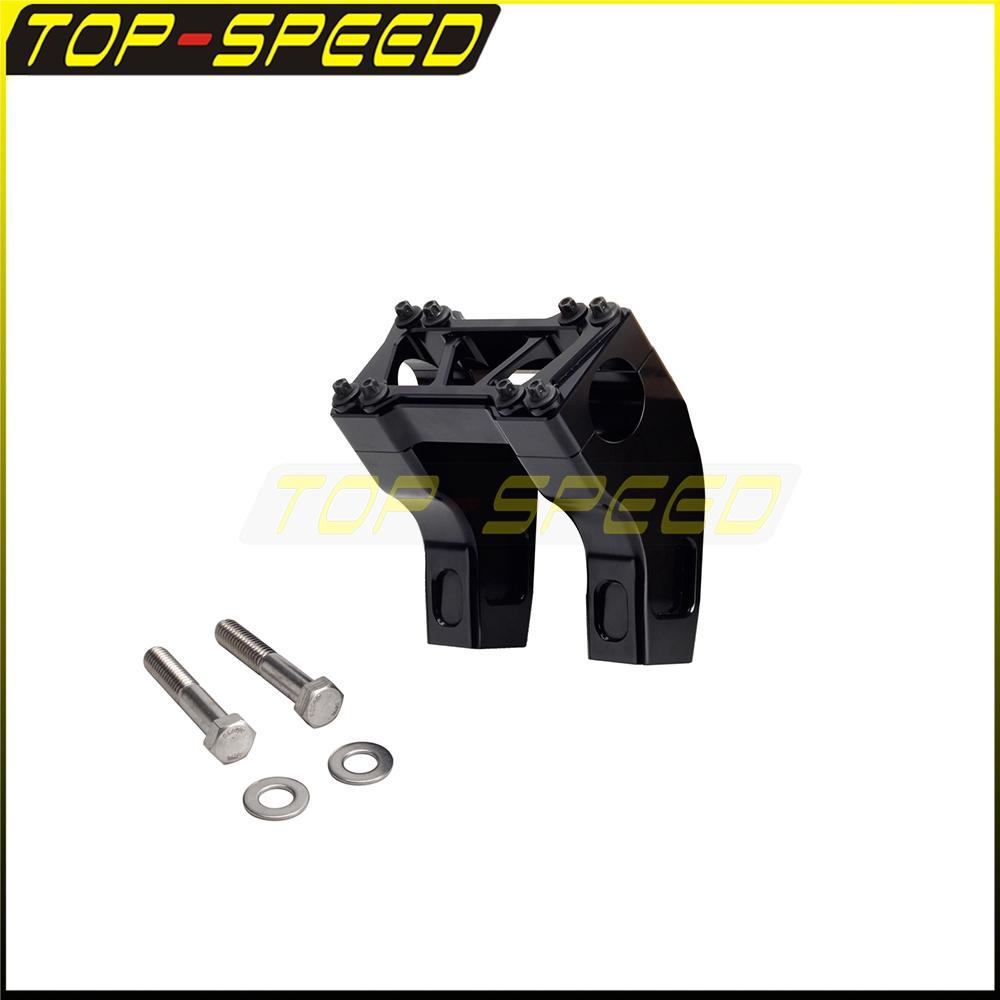 Cafe Racer 4"-14" Club Thug Style Pullback Handlebar Riser For Harley Sportster Dyna Softail Touring Street Bob Low Rider S FXBB