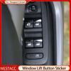Кнопка переключения подъема окна автомобиля, наклейка с блестками для Peugeot 208 301 508 307 407 607 408 2008 3008 5008 Citroen C4 C5