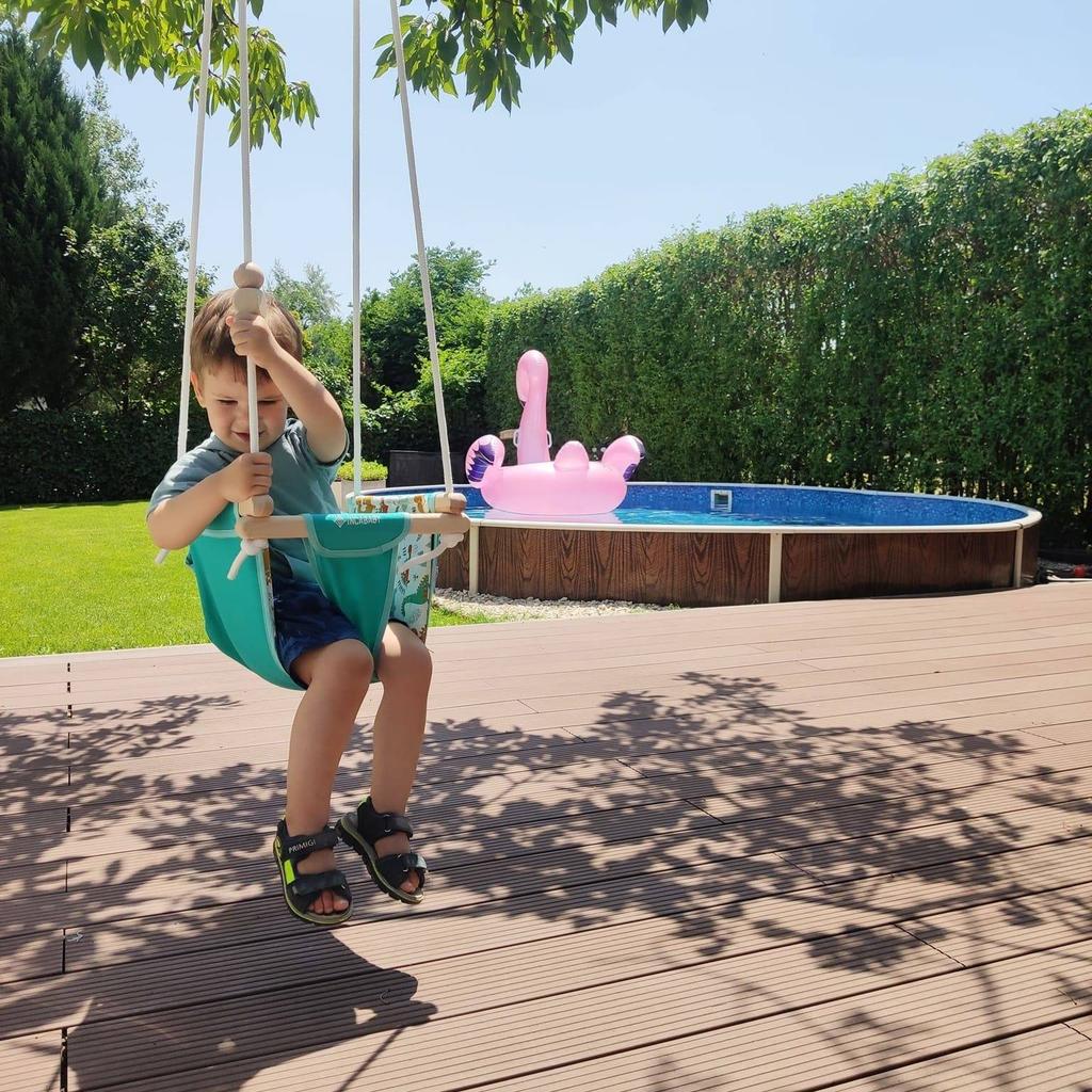 Junior Boho baby swing - blue