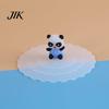 Reusable Drink Lid 5Pcs Silicone Cup Leak-Proof Heat-Resistant Cover for Glass Mugs Anti-scalding Coaster Coffee Cups Food-Grade Odorless Cute Kitchen