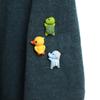 Bunny Turtle Resin Elephant Women Brooch Clothes Accessories Korean Style Badge 3D Animal Brooch