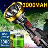 2000mAh LED Super Bright Xhp700 Lamp Core Flashlight Light USB Type-C Rechargeable Flashlights Flash Light Camping Equipment