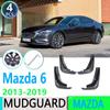 For Mazda 6 Atenza GL GJ 2013~ 2014 2015 2016 2017 2018 Car Fender Mudguard Mud Flaps Guard Splash Flap 4Pcs Car Accessories