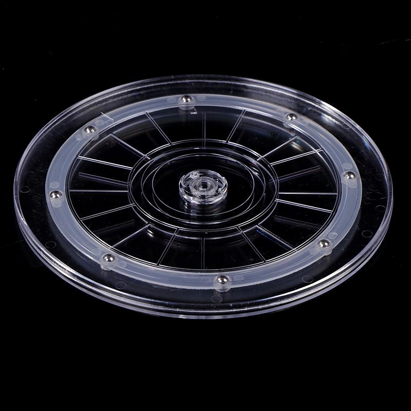 Поворотный стенд для дисплея с прозрачным круглым основанием Lazy Susan Decor Swivel Plates Tool