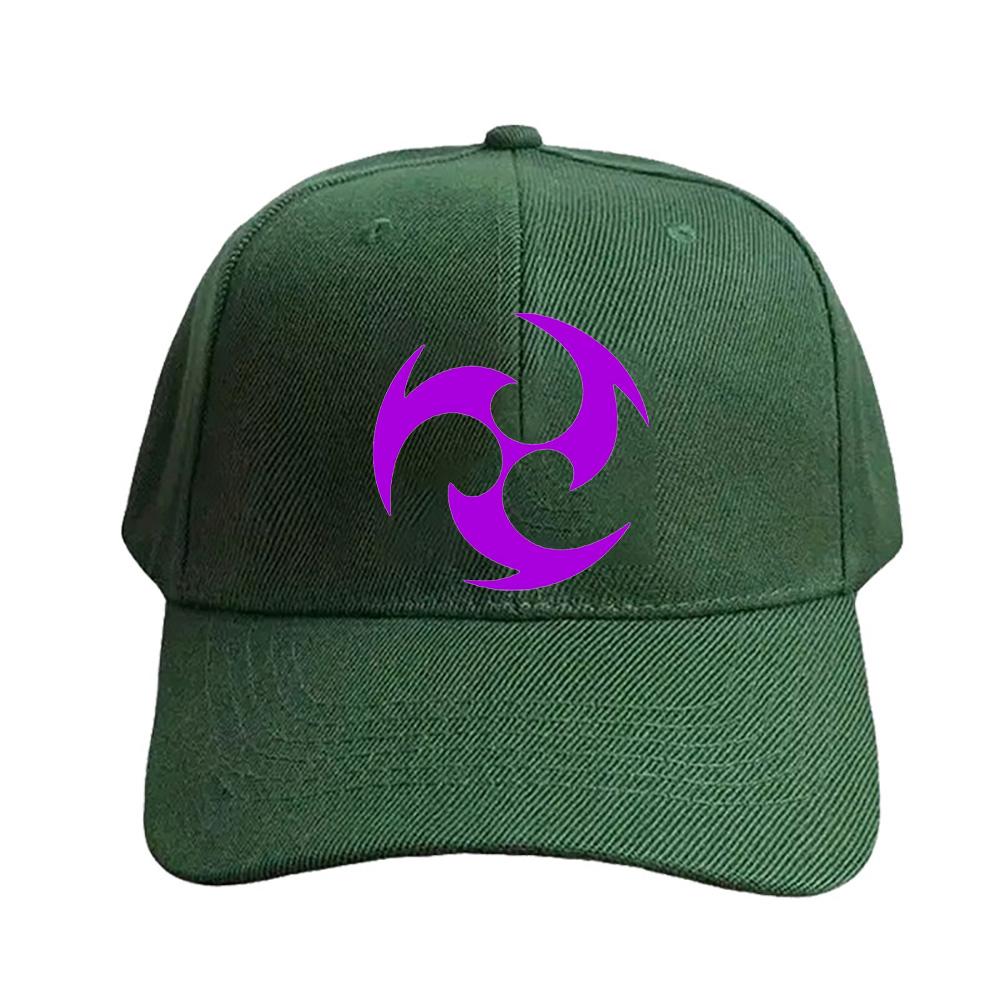 Electro Element Genshin Impact Unisex Adult Summer Baseball Caps With Curved Brim Adjustable Hiking Fishing Hat
