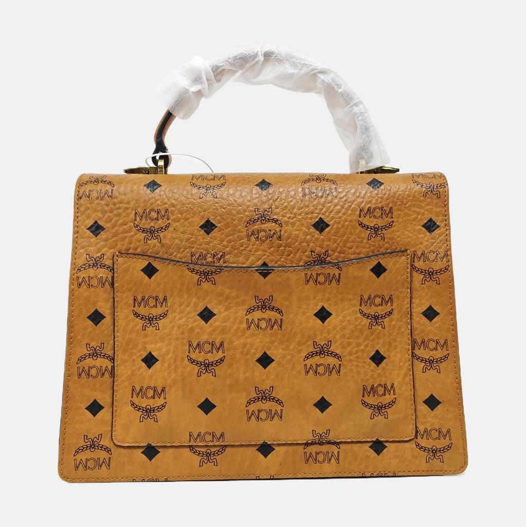 [Pre-Owned] Patricia Visetos Monogram Leather Accordion Tote Crossbody Shoulder Bag - Good #ABKHRG