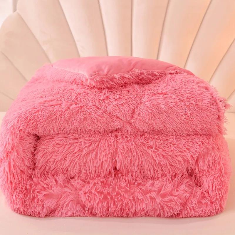 Luxury Plush Mink Fleece Flannel Blanket Autumn Winter Warm Cozy Throw Blanket for Lunch Break Air Conditioning Nap Decor