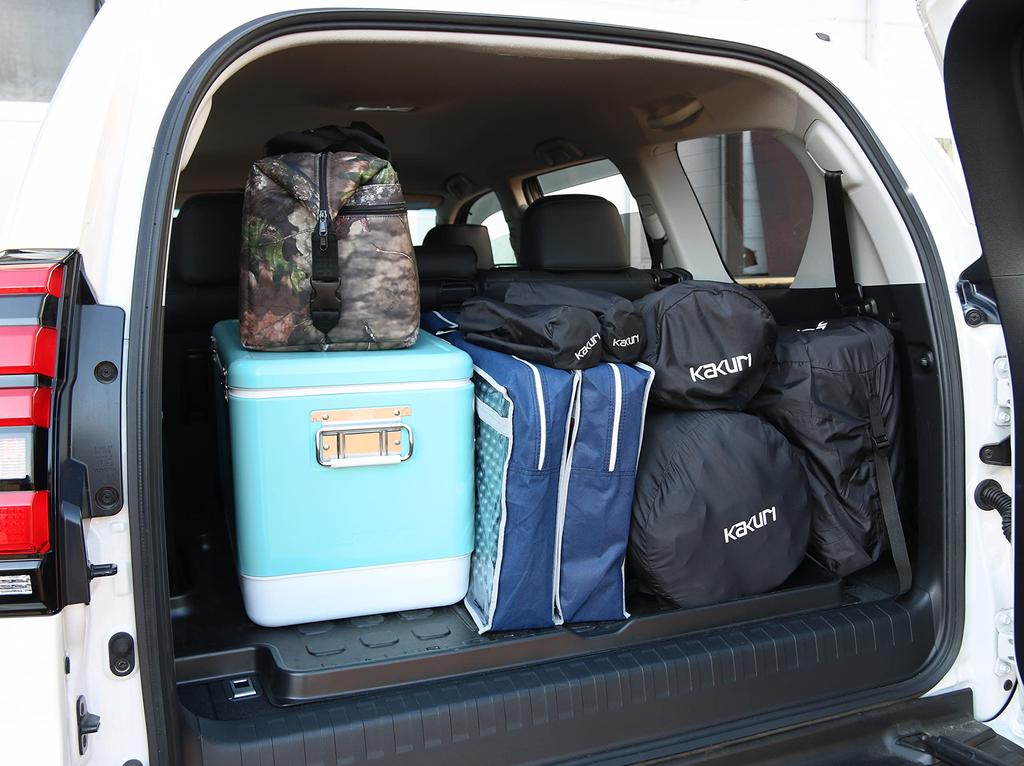 KAKURI Inflator Pillow, Suede Style, 12cm Thick, Outdoor, Camping, Sleeping In the Car, Automatic Inflation, Compact, Storage Bag Included,