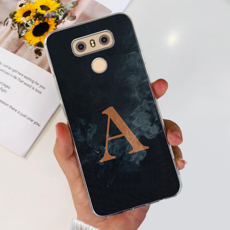 Чехол для телефона LG G6 Plus LG G6+ G 6 G6plus G600L G600K G600S H870 H871 Модный Чехол с Буквами Мягкий Силикон Прозрачный ТПУ Тонкая Задняя Крышка