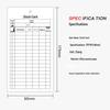 Double-Sided Writable Inventory Card for Material Tracking