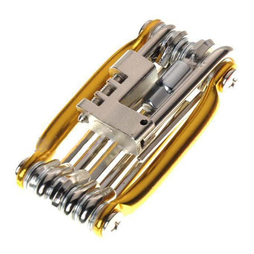 Набор инструментов для ремонта велосипеда 11 в 1 Инструмент для ремонта горного велосипеда Гаечный ключ Отвертка Цепь Портативный Многофункциональный Ремонт Инструмент для велосипеда