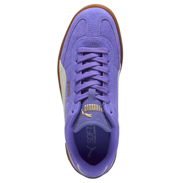 Puma Кроссовки для тренировок Club II Era, удобные, универсальные, женские, фиолетово-белые, 400717-14