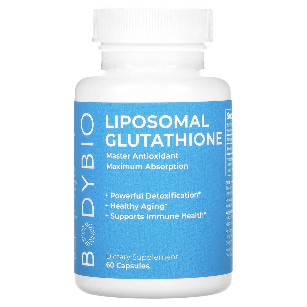 BodyBio Liposomal Glutathione, 60 Capsules