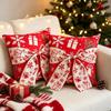 Christmas Tree Snowman Christmas Pillowcases 45x45cm Throw Pillow Case  Christmas Decor