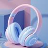 Градиентный цвет, Bluetooth-наушники, мобильные игры, подарок, можно сложить, наушники, компьютерные гарнитуры