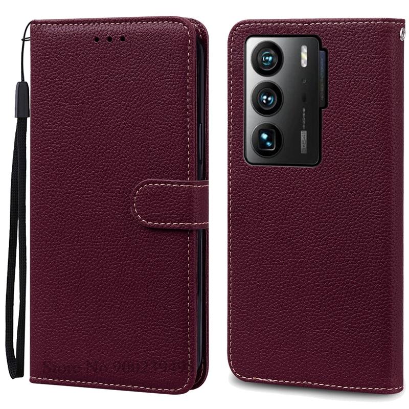 Для ZTE Axon 40 Ultra Чехол-кошелек Флип Кожаный Чехол Для ZTE Axon 40 Ultra Чехол Силиконовый Чехол-Книга Coque Fundas