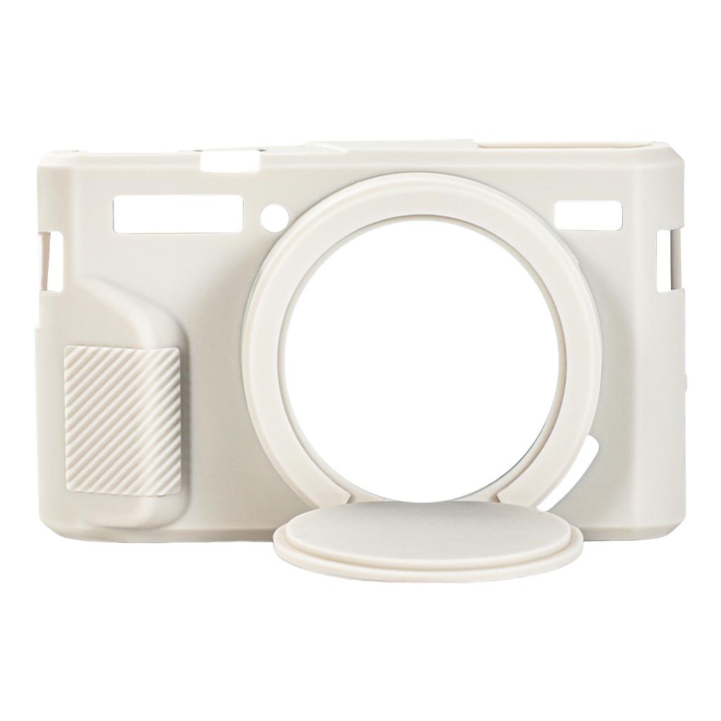 Мягкий силиконовый чехол для камеры Canon Powershot G7X Mark II, защитный чехол для корпуса цифровой камеры, ударопрочный чехол с крышкой для объектива