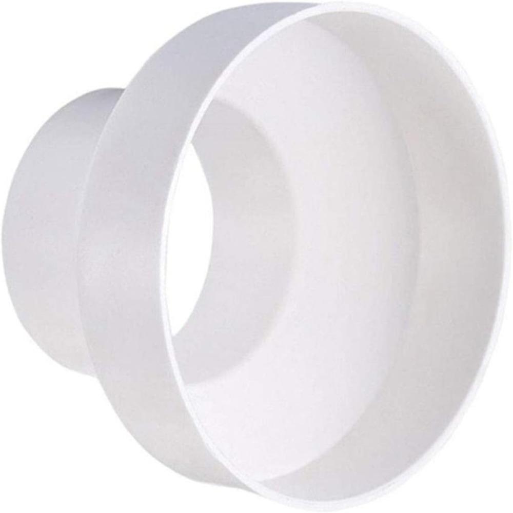 ABS Plastic Duct Reducer Straight Connector Ventilation Adapter Duct Increaser Kitchen Exhaust