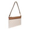 MICHAEL KORS Jet Set Logo Canvas Handbag Regular Women's Beige