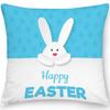 Home Decor Easter Pillowcase Sofa Cushion Cover Bedroom Room Decor Easter Bunny Egg Print Throw Pillow Case