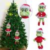 Christmas Tree Ornaments 6.69 Inch Christmas Tree Ornaments Christmas Green Haired Theme Christmas Holiday Party Interior Decoration