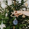 30Pcs Creative Shiny Christmas Ball Pendants High Class Material Exquisite Details Unique Visual Effect Christmas Ball Pendants