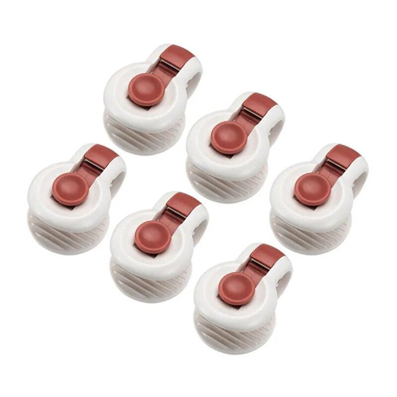 6 шт./компл., нескользящие зажимы для одеял, пластиковые застежки для одеял, зажим для покрывала, фиксатор пододеяльника, товары для дома, креативный зажим для одеяла