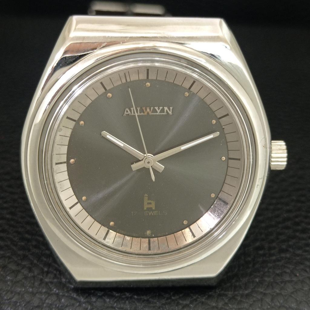 ALLWYN 6300A РУЧНОЙ ЗАВОД ВИНТАЖНЫЕ ИНДИЯ МУЖСКИЕ ОРИГИНАЛЬНЫЙ ЦИФЕРБЛАТ ЧАСЫ a706224-1