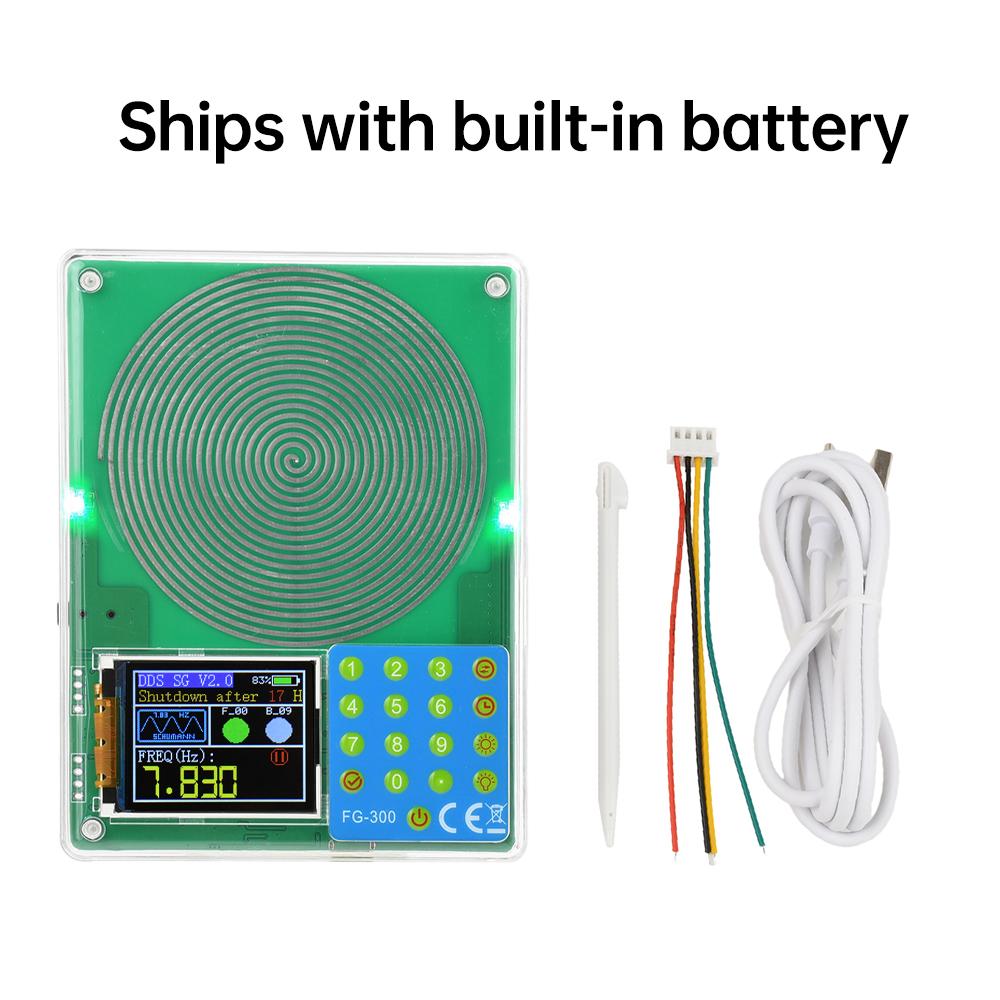 FG-300 DDS Signal Generator 0.001Hz-200KHz 1.8 inch color screen signal generator Sine wave, square wave, sawtooth wave, etc.