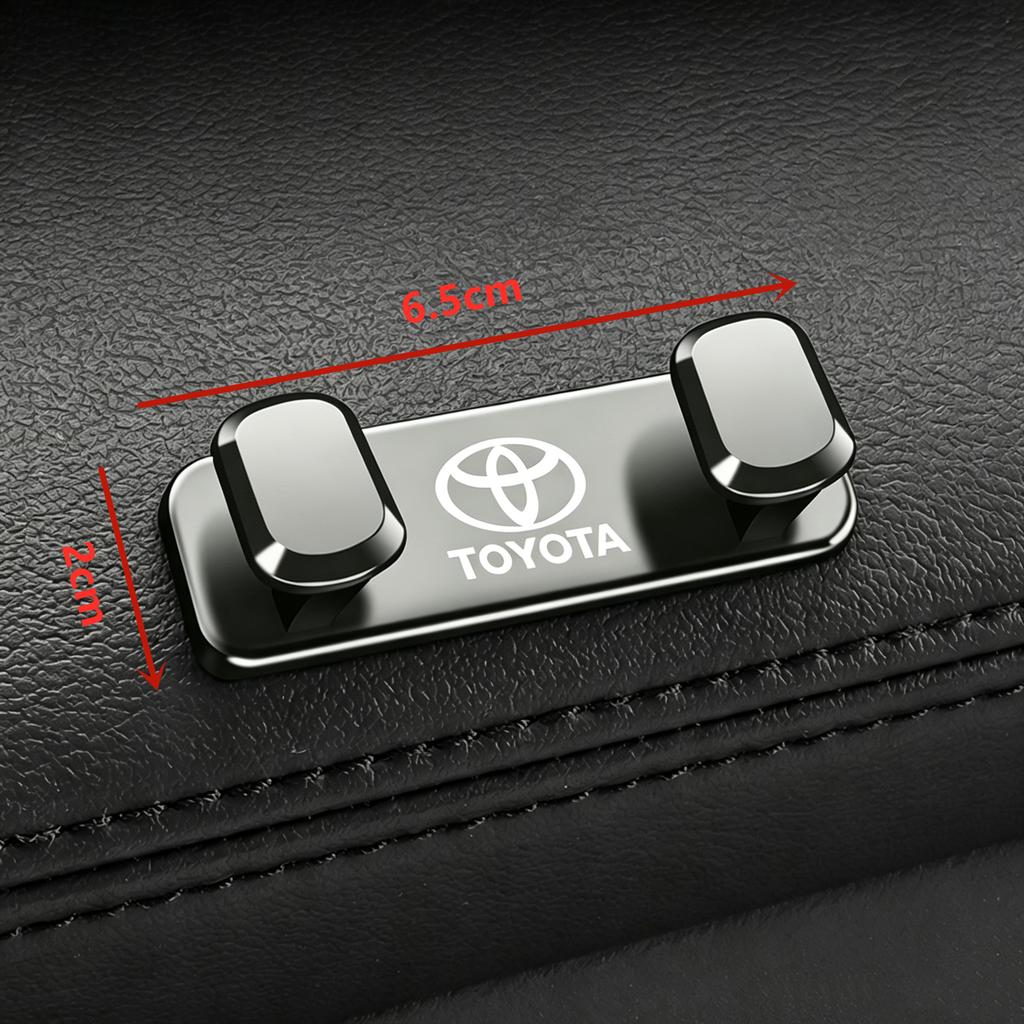 VKAE4 Storage Hooks For Toyota Camry Yaris RAV4 CHR Corolla Prado hulix prius verso Zinc Alloy Car Interior Organize Tool Accessories