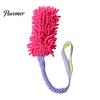 Pet Oral Care Teething Toys Dog Rope Toy, Durable Interactive Plush Tug with Reinforced Handles, Throw And Catch Dental Cleaning Polyester Chew