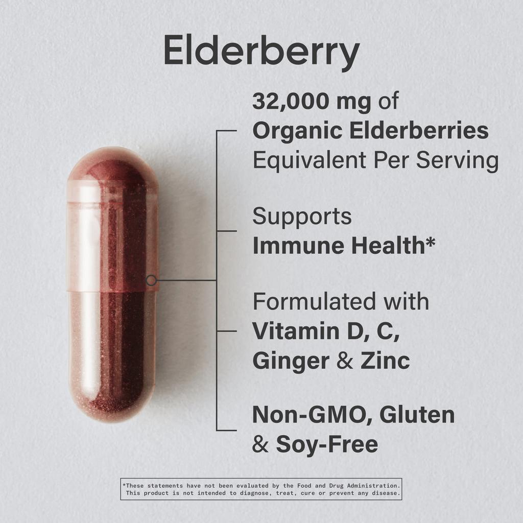 Sports Research Elderberry, 60 Veggie Capsules