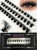 Xiaomi HBZGTLAD 3D Fluffy 3-Row 80/100D Natural Soft Artificial Mink Eyelash Extension 3D Russian Personal Eyelash Cluster