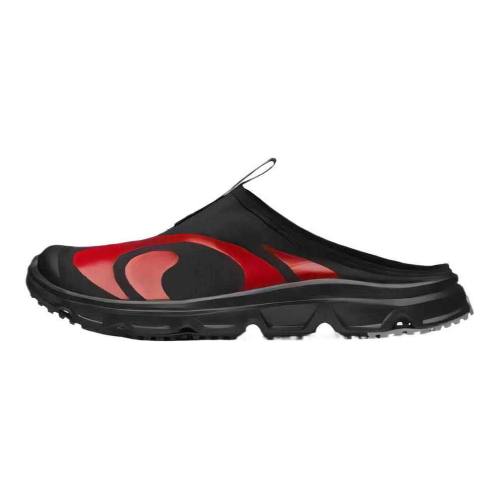 SALOMON Rx Slide 3.0 Сезонные Удобные Модные Легкие Повседневные Шлепанцы Унисекс Черный Металлик Огненно-Красный 477590