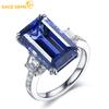 Classic Copper Alloy Zircon Ring Ladies Jewelry Wedding Promise Party Gift